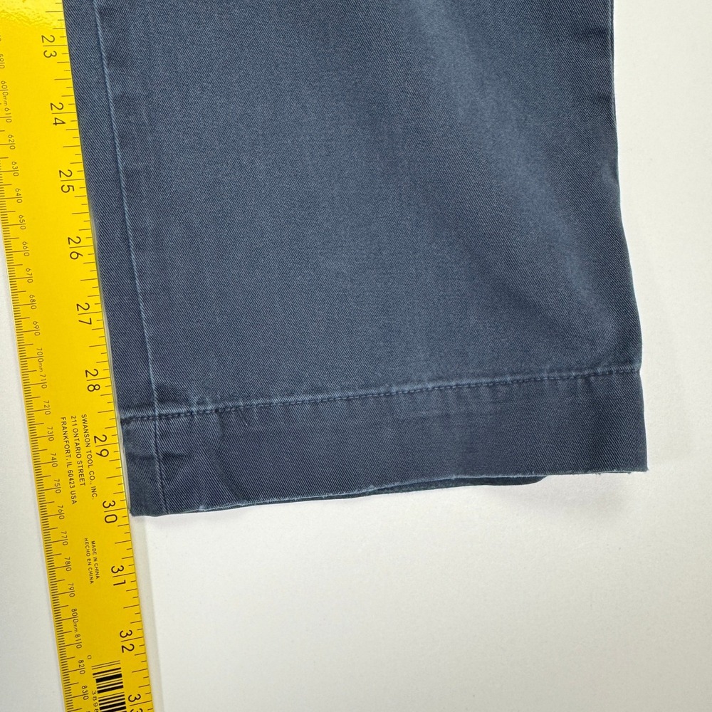 Polo Ralph Lauren Ethan Pant Mens 34x30 Navy Blue Pleated Chino Cotton Tag 34x32 - Picture 5 of 16